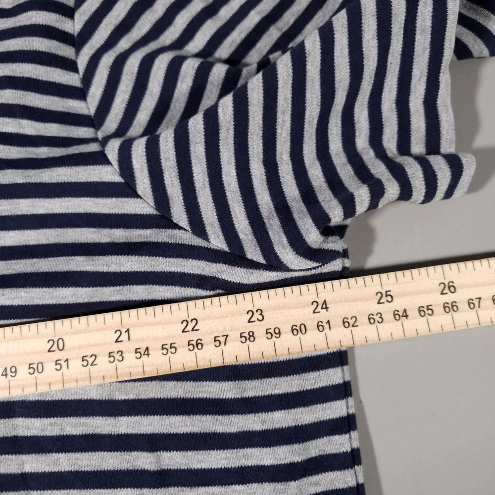 Polo Ralph Lauren Polo Shirt Mens XXL Blue Grey Striped Short Sleeve Pony Logo